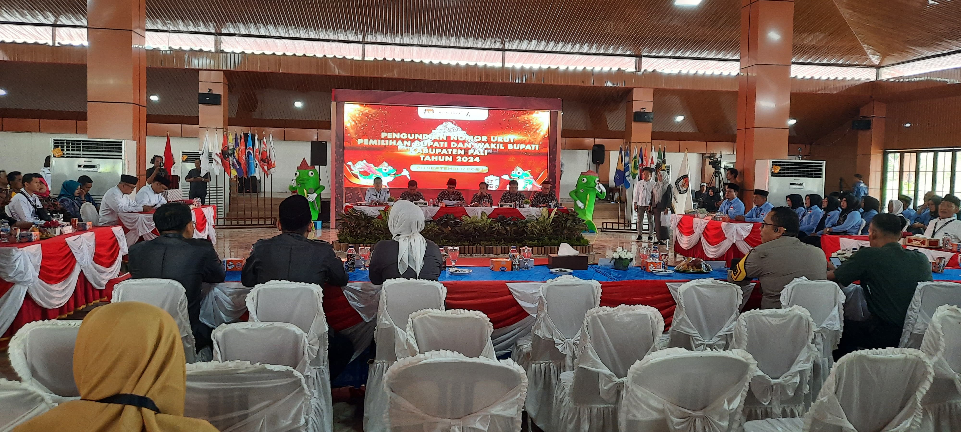 Pantau pengundian nomor urut ini pesan bawaslu pali