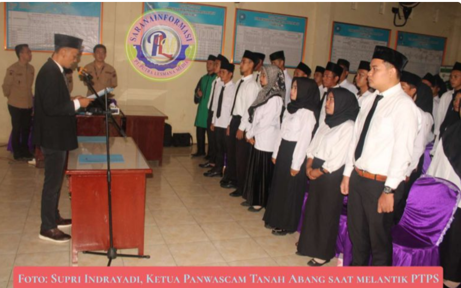 48 Pengawas TPS Kecamatan Tanah Abang Dilantik, Ini Tanggapan Bawaslu PALI