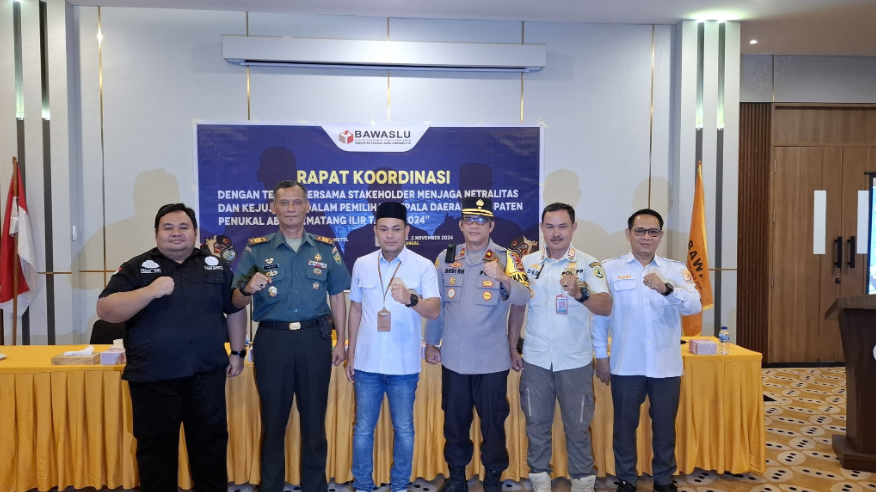 Rapat Koordinasi Bawaslu PALI, Kejari PALI Tegaskan Pentingnya Netralitas ASN 