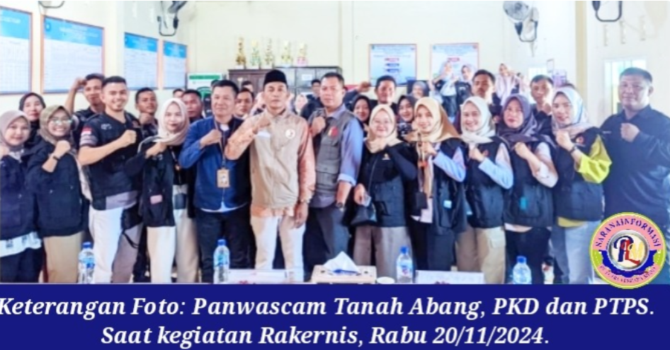 Bawaslu PALI Melalui Panwascam Tanah Abang Adakan RAKERNIS Memperkuat Pengawasan Pilkada 2024