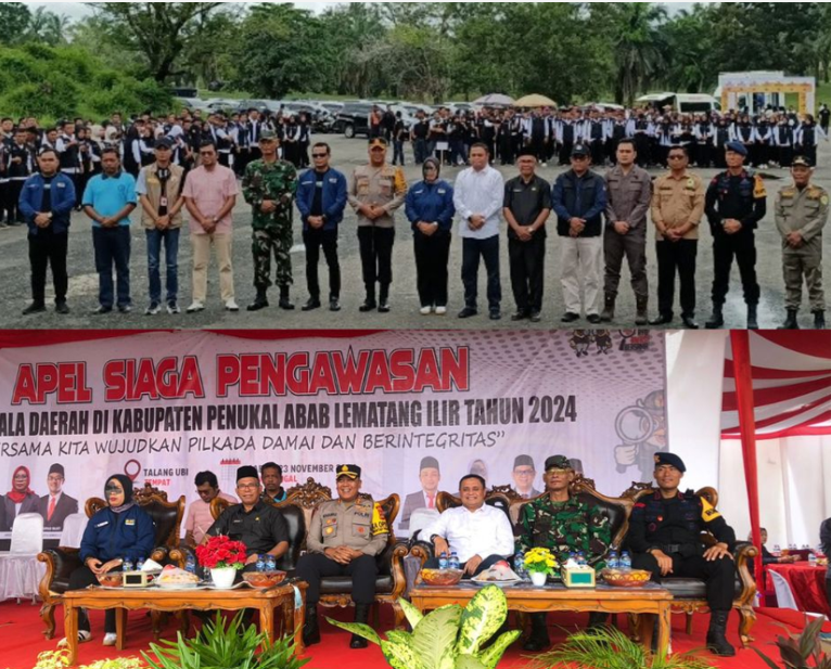 Bawaslu PALI Apel Siaga, Siapkan Pengawasan Ketat Selama Masa Tenang dan Pemungutan Suara Pilkada 2024