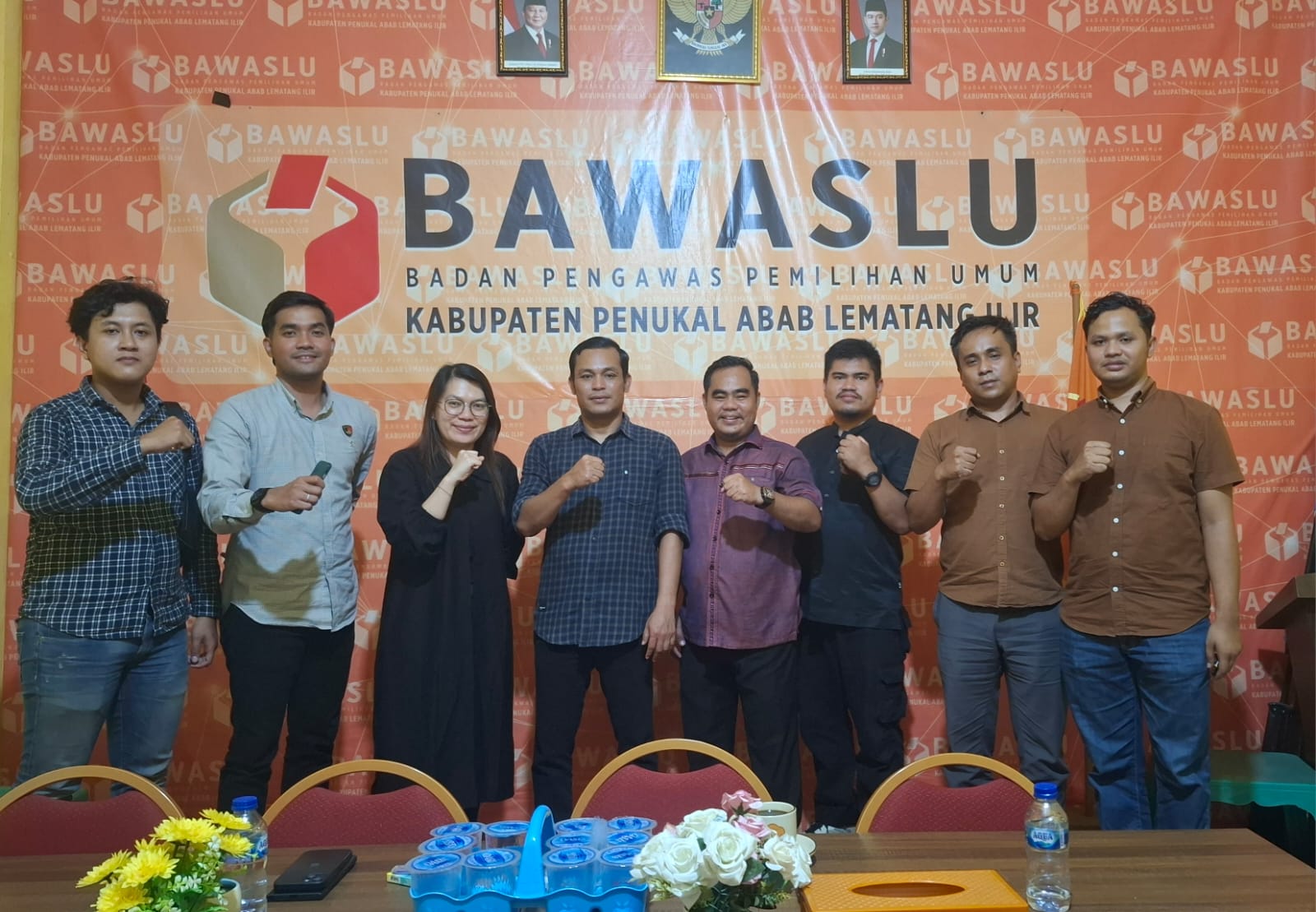 Tim Sentra Gakkumdu Bawaslu Provinsi Suumatera Selatan Kunjungi Bawaslu Kabupaten PALI