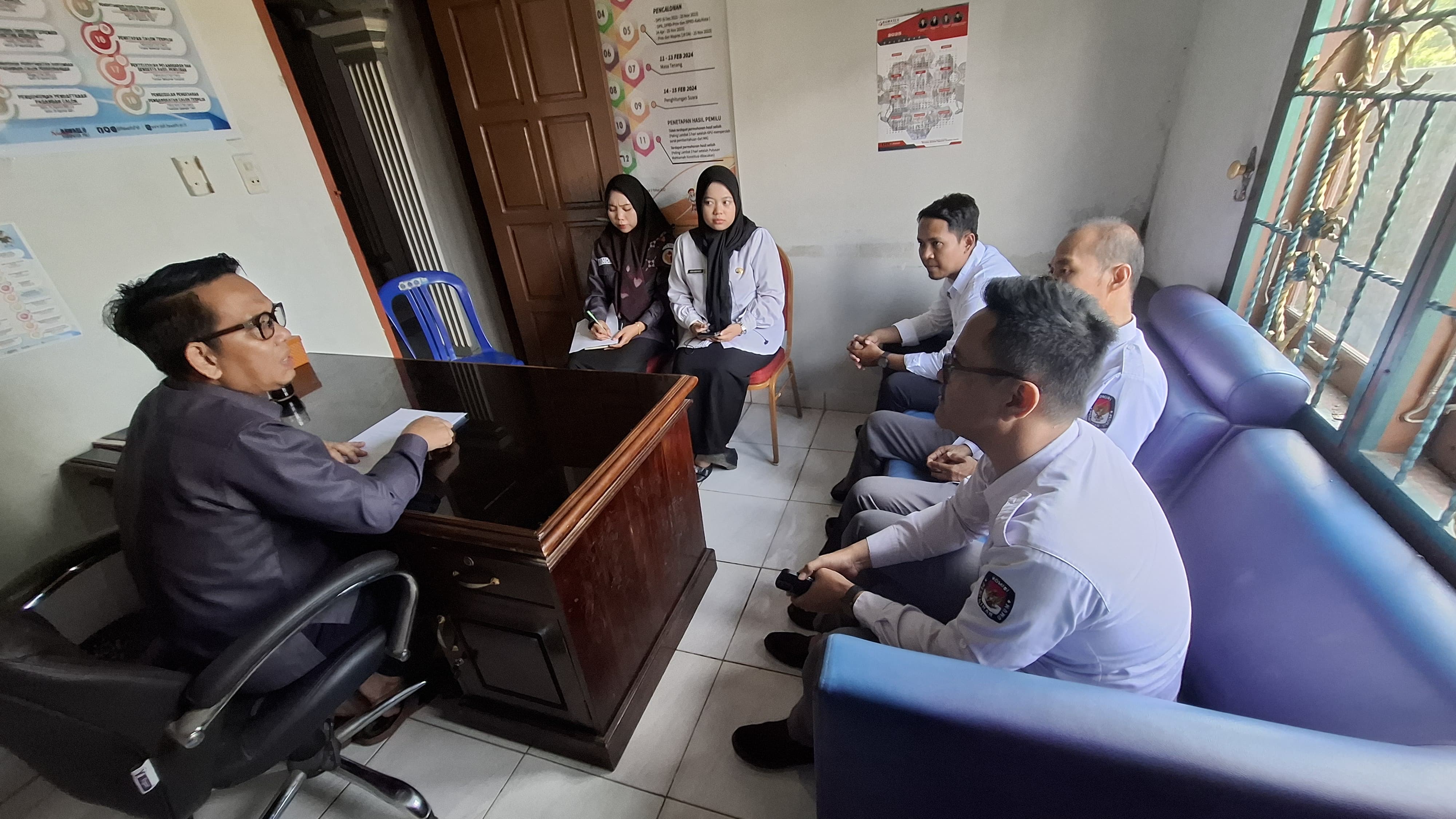 Bawaslu PALI : Lakukan Koordinasi Penyusunan PDPB dengan KPU PALI