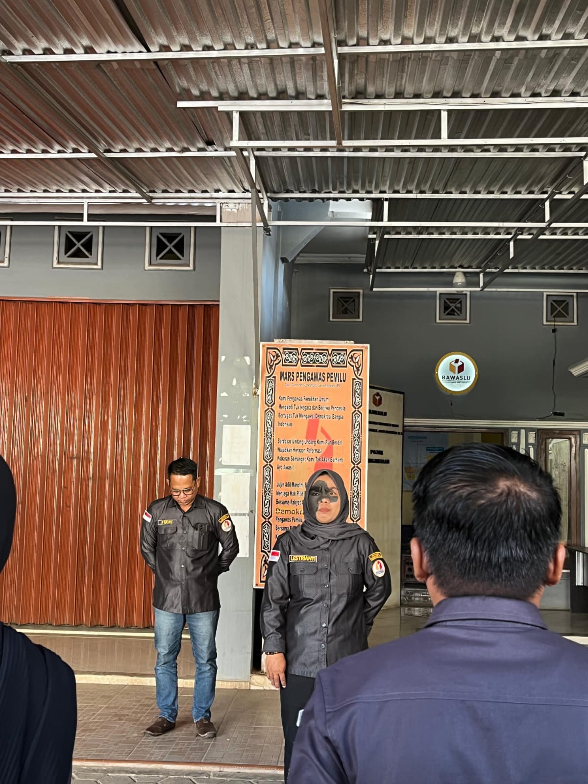 Bawaslu PALI : Gelar Apel pagi di Sekretariat Bawaslu PALI