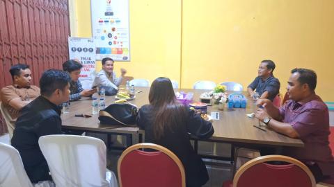 Tim Sentra Gakkumdu Bawaslu Provinsi Suumatera Selatan Kunjungi Bawaslu Kabupaten PALI