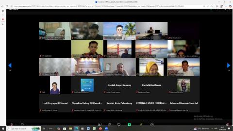 Bawaslu PALI Hadiri Sosialisasi E-Monev oleh Komisi Informasi Provinsi Sumatera Selatan 