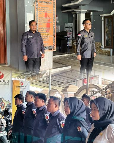PERKUAT STRATEGI, BAWASLU PALI BAHAS PENGAWASAN PDPB DALAM APEL PAGI 