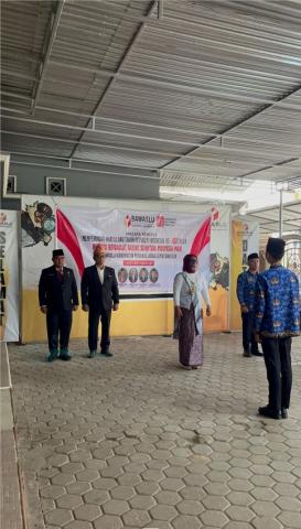 Bawaslu Kabupaten PALI Gelar Upacara RI Ke - 80 Tahun 
