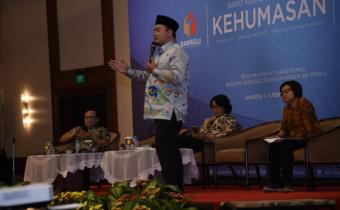 Ikuti Rakornas Kehumasan, Bawaslu PALI siap Tingkatkan Pelayanan Informasi Publik
