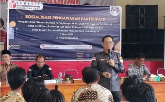 Bawaslu PALI Sosialisasikan Pengawasan Partisipatif Di Desa Betung Selatan 