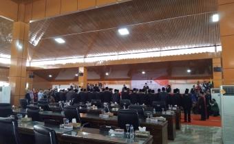 Bawaslu PALI Hadiri Pelantikan Anggota DPRD PALI