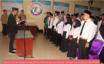 48 Pengawas TPS Kecamatan Tanah Abang Dilantik, Ini Tanggapan Bawaslu PALI