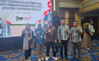Bawaslu PALI Hadiri Rakor Evaluasi Pengawas Ad Hoc, Komitmen Tingkatkan Kualitas SDM