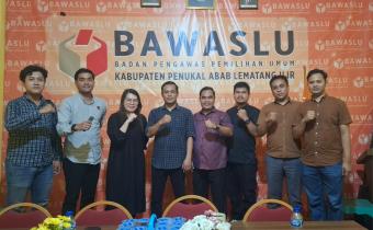 Tim Sentra Gakkumdu Bawaslu Provinsi Suumatera Selatan Kunjungi Bawaslu Kabupaten PALI