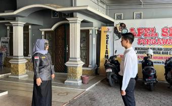 Bawaslu PALI : Gelar Apel pagi di Sekretraiat Bawaslu PALI