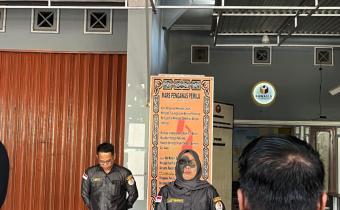 Bawaslu PALI : Gelar Apel pagi di Sekretariat Bawaslu PALI